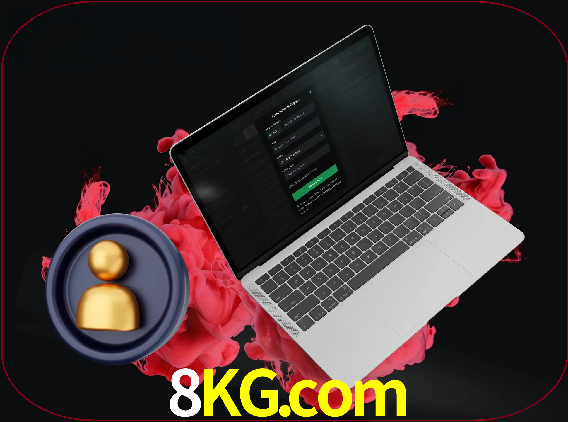 No cabeçalho do site 8kg, clique no botão que o levará a um formulário especial onde terá de introduzir as suas informações actuais.